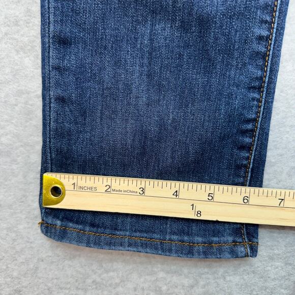Kut From The Kloth Jeans Straight Leg WMNS 6 Med Wash Mid Rise KP9065MA2 Casual - Picture 11 of 11